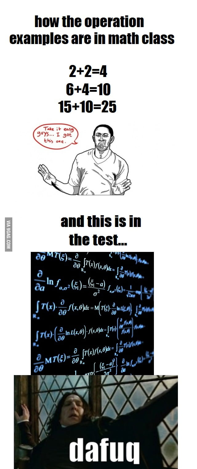 Scumbag math test - 9GAG