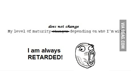Level of Maturity [FIXED] - 9GAG