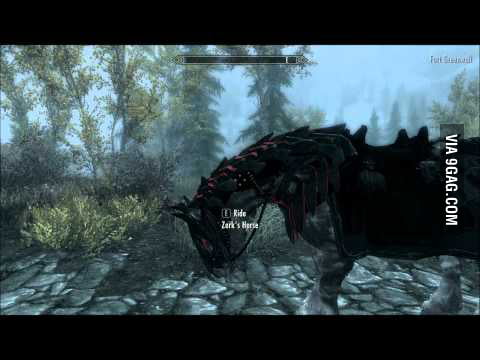 Daedric Horse Armor Skyrim - 9GAG