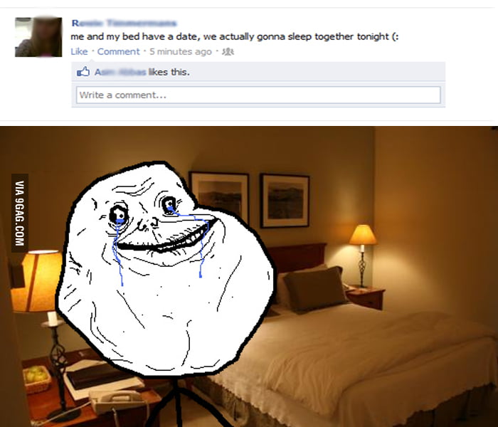 Forever Alone lvl: Over 9000! - 9GAG