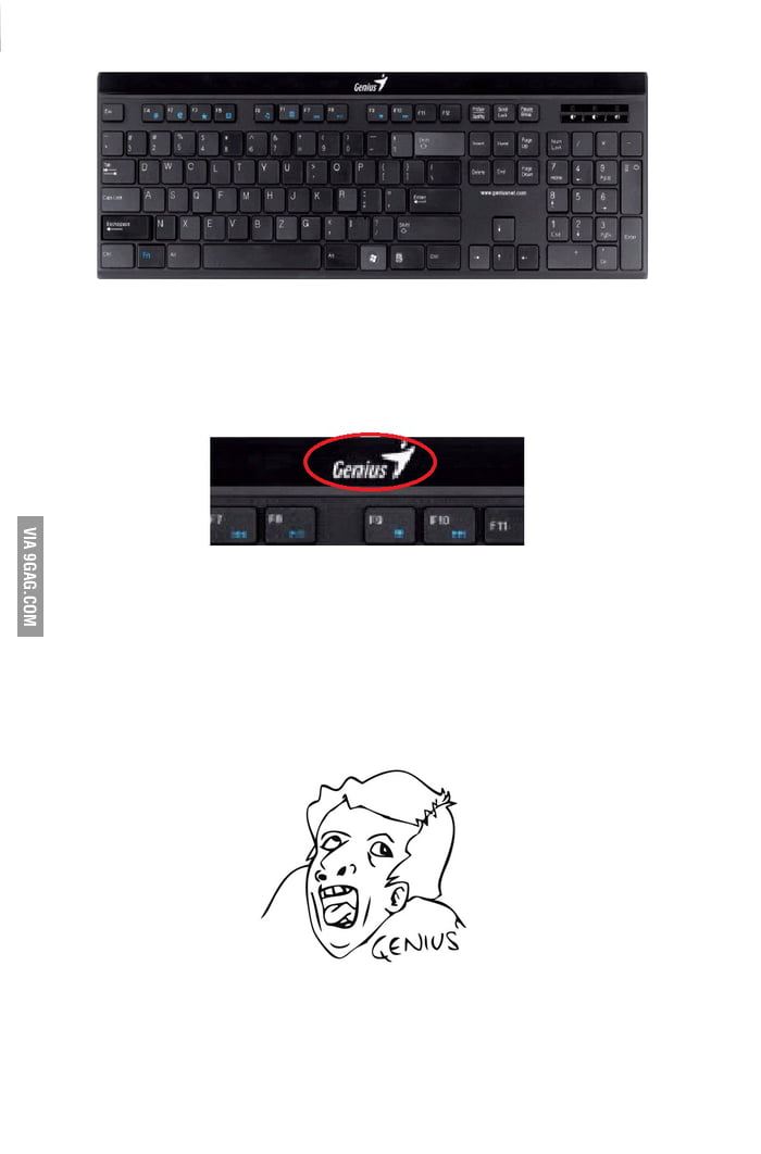 Keyboard Level Genius Gag