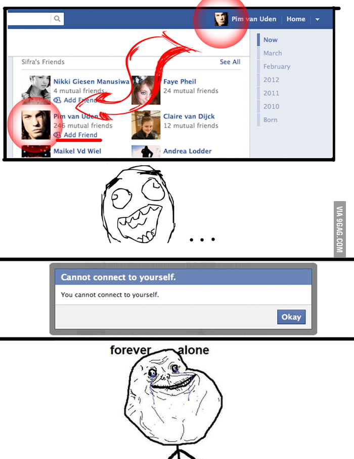 I am.. forever alone - 9GAG