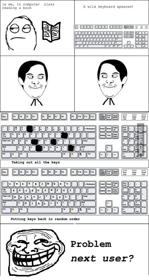 Keyboard troll - 9GAG