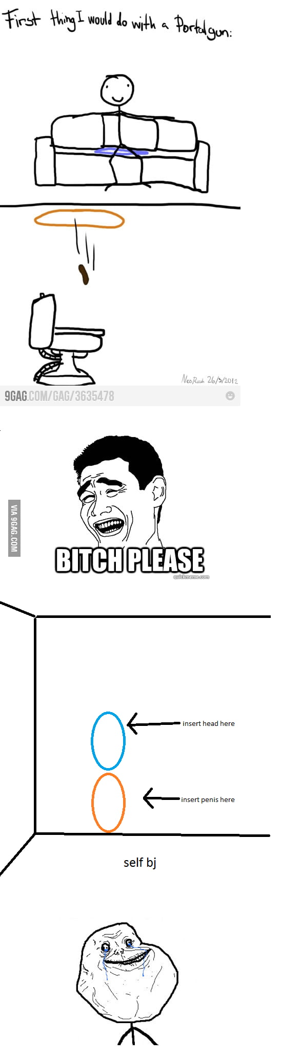 Forever Alone Level Self Bj 9GAG