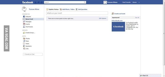 Forever Alone - 9GAG