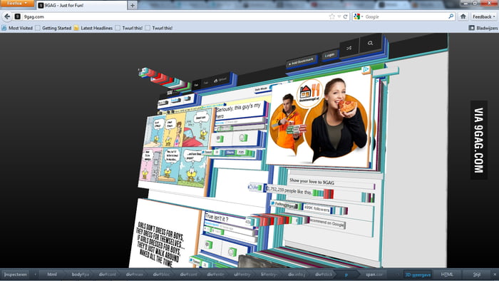 Webbrowsing level : Mozilla firefox - 9GAG