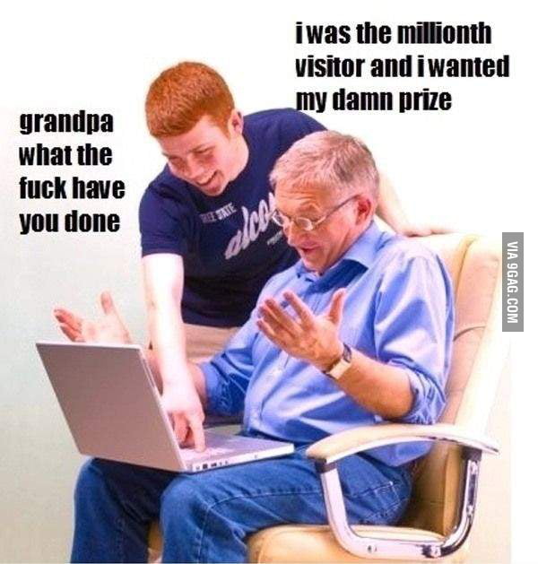 Grandpa Strikes Again 9gag 0008