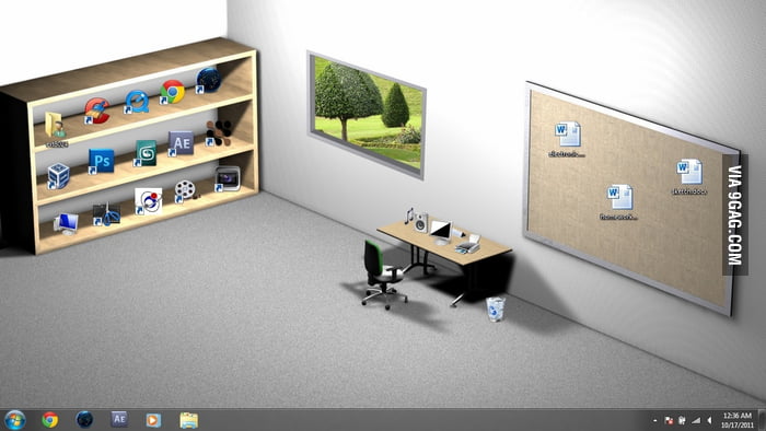 My desktop - 9GAG