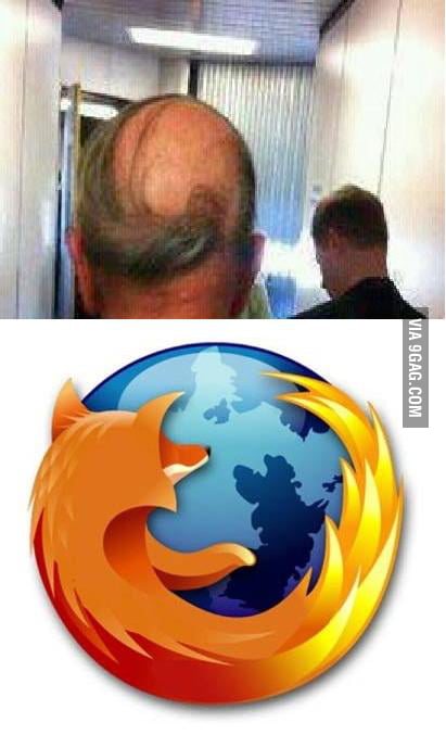 Mozilla-Firefox Bald - 9GAG