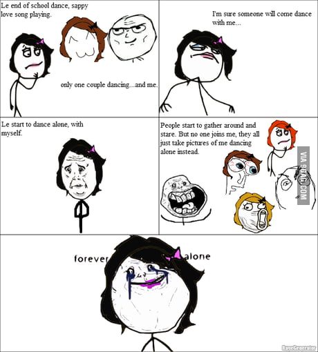 Forever Alone On The Dance Floor 9gag