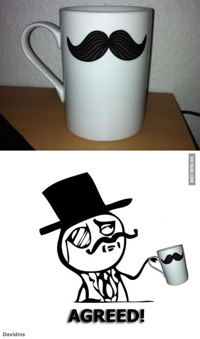 Drinking Coffee Like A Sir! 9GAG