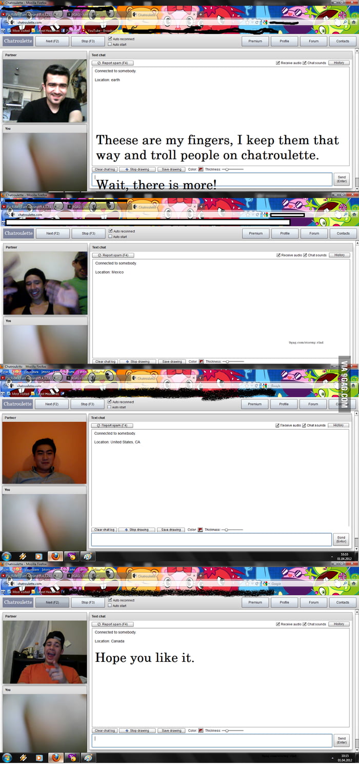 Trolling On Chatroulette 9gag