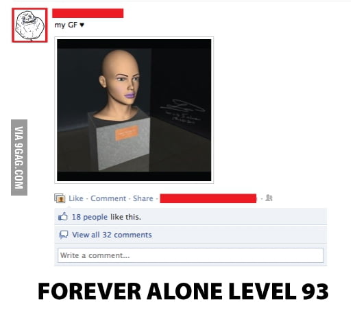 Forever Alone level 93 - 9GAG