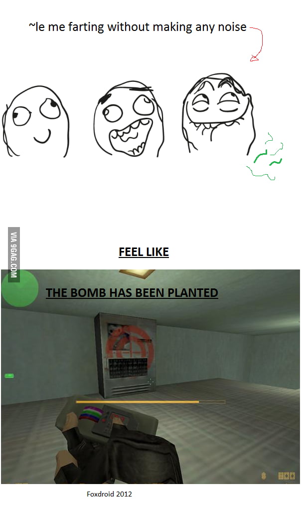The bomb has been planted, and can not be defused 9GAG