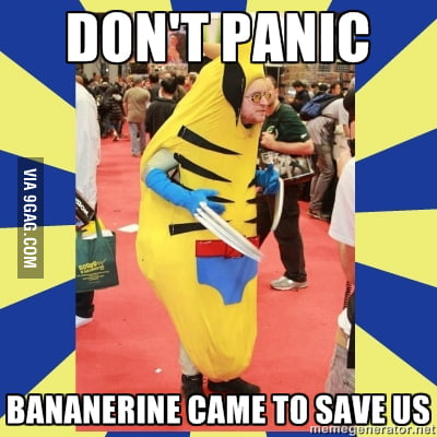 Not sure if Bananerine... or Wolverana - 9GAG