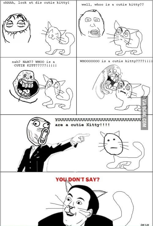 Who's a cutie kitty? - 9GAG