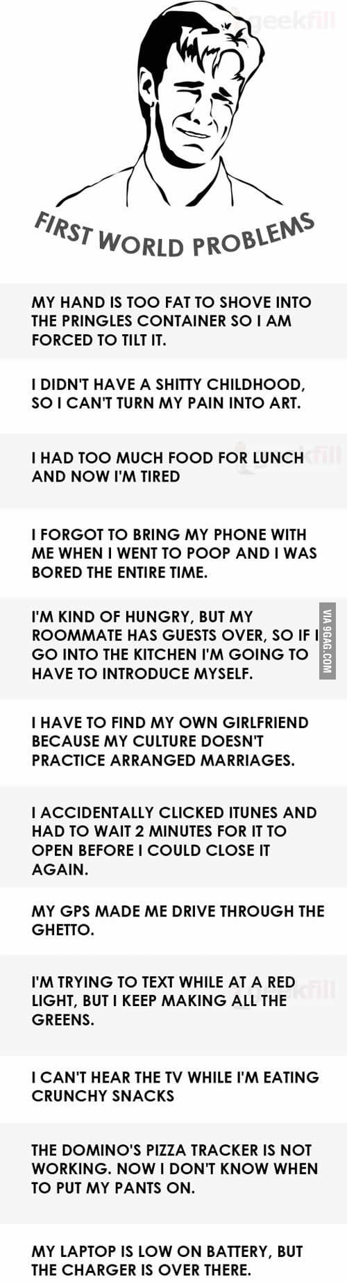First World Problems - 9GAG