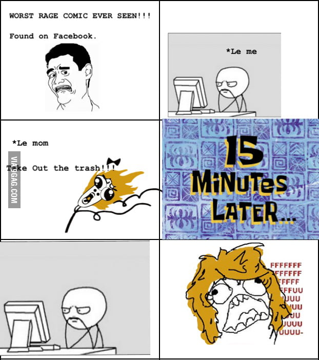 Facebook Rage WORST Facebook Rage-Comic EVER! - 9GAG