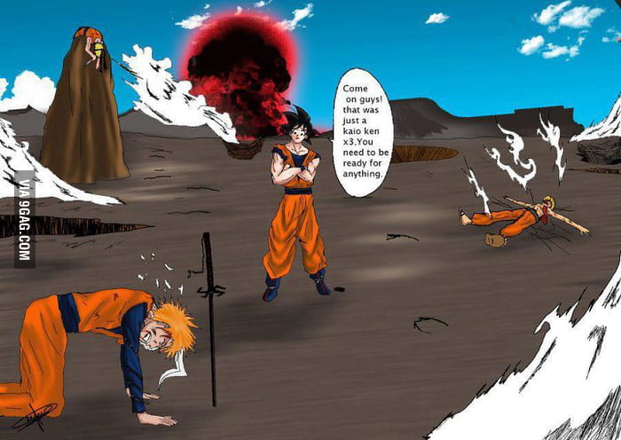 Just Luffy Naruto And Ichigo Training With Goku Sort Of 9gag