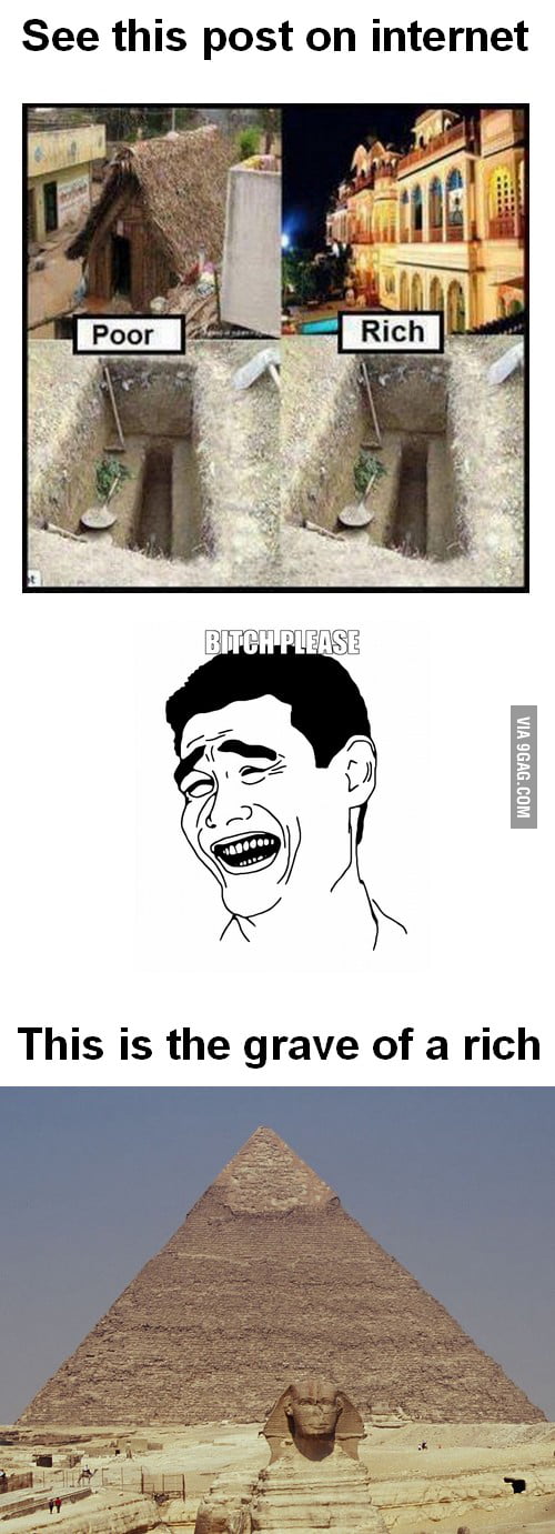 Poor and Rich : a large difference - 9GAG