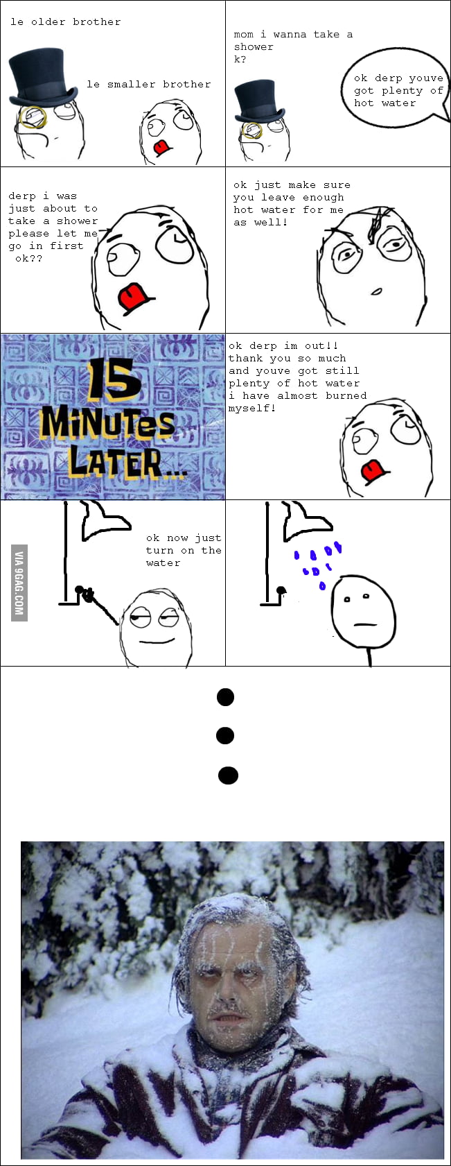 Just Taking A Regular Shower 9gag