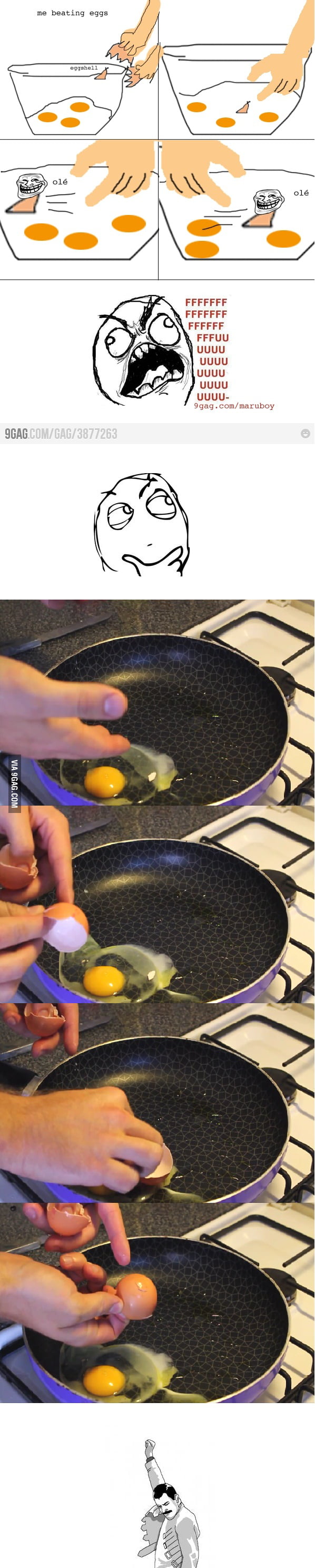 The problem with beating eggs (SOLVED!!!) - 9GAG