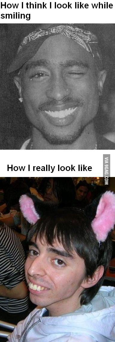 Smiling Like A Playboy Bunny 9GAG