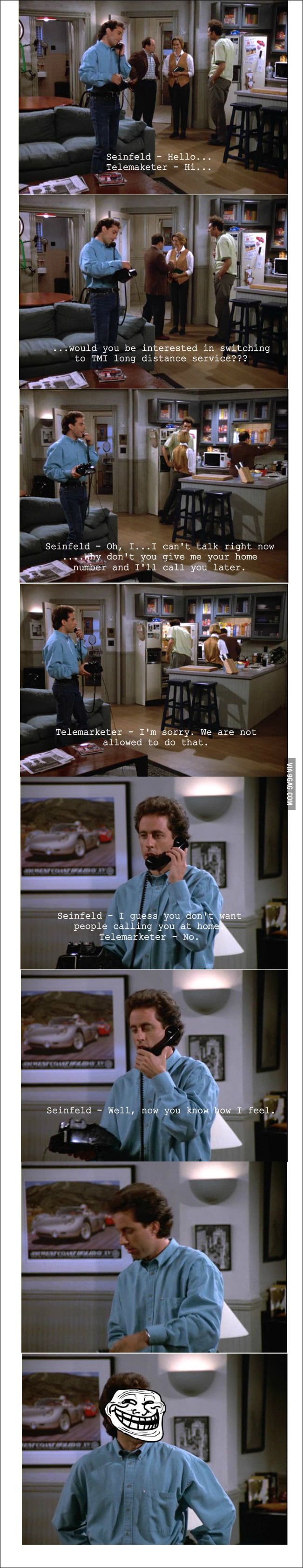 Trolling Level : Seinfeld - 9GAG
