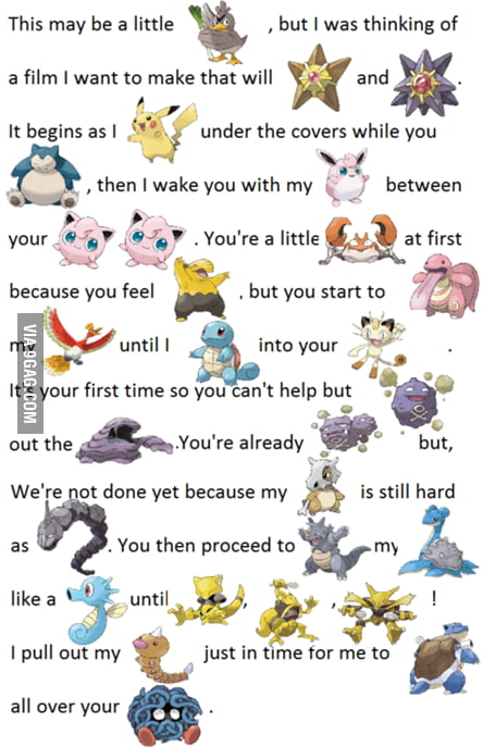 Cute Pokemon Poems