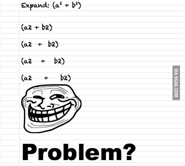 Doing Math Like A Boss - 9GAG