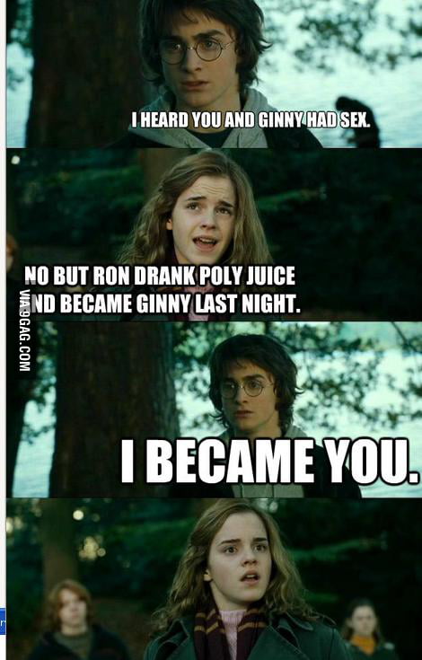 Polyjuice Problems. - 9GAG