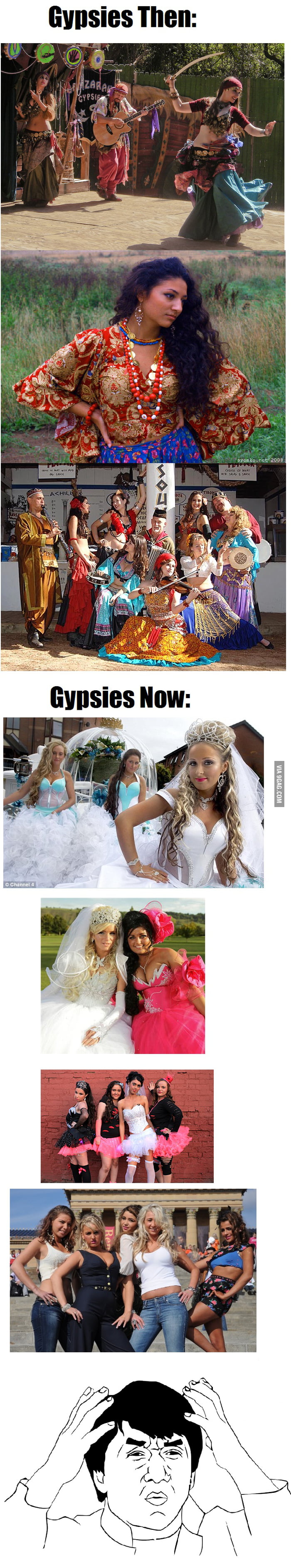 Gypsies then and now - 9GAG