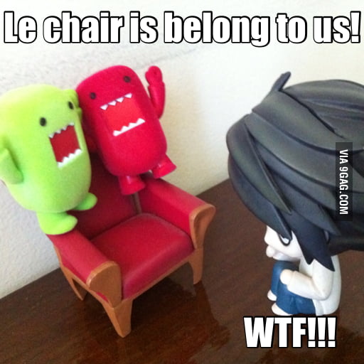 Domo Kun Owns L S Chair 9gag