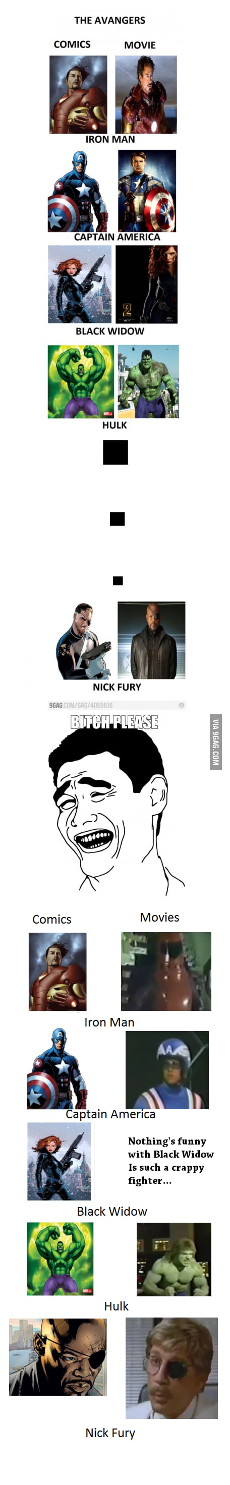 The Avengers.. B*tch Please - 9GAG