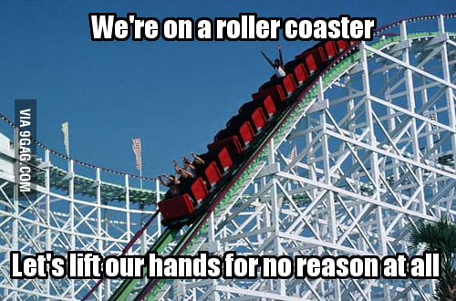 Just People On Roller Coasters 9gag 8945