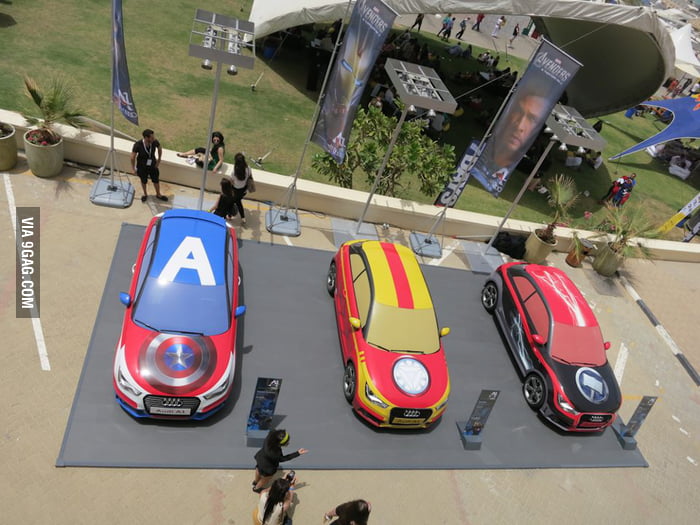 Awesome AVENGERS car is awesome 9GAG