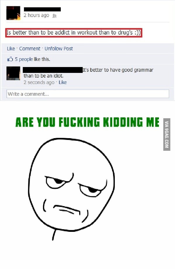 Grammar Level : Asian and Comment Win - 9GAG