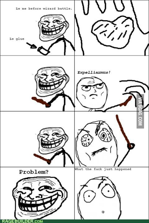 How to troll wizards in duels - 9GAG