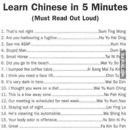  Learn Chinese Easy Way 9GAG