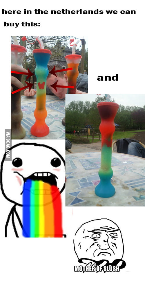 Let's puke some rainbows 9GAG