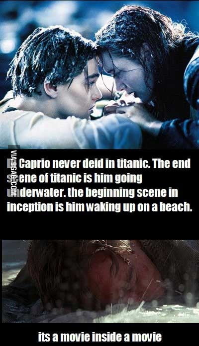 The Titanic / Inception Connection. - 9GAG
