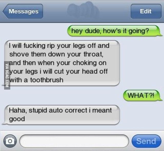 Weird Autocorrect 9GAG