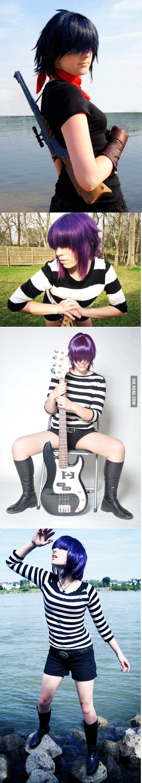 Awesome Noodles Gorillaz Cosplay Gag