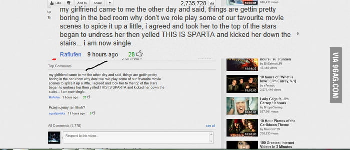 Just another day at youtube - 9GAG