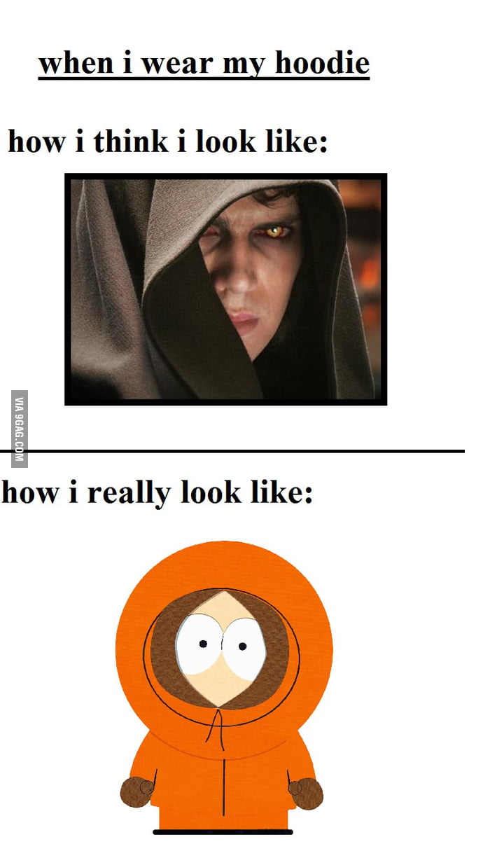 Wearing Hoodie 9GAG