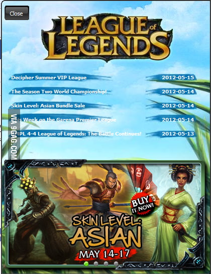 Skin Level : Asian - 9GAG