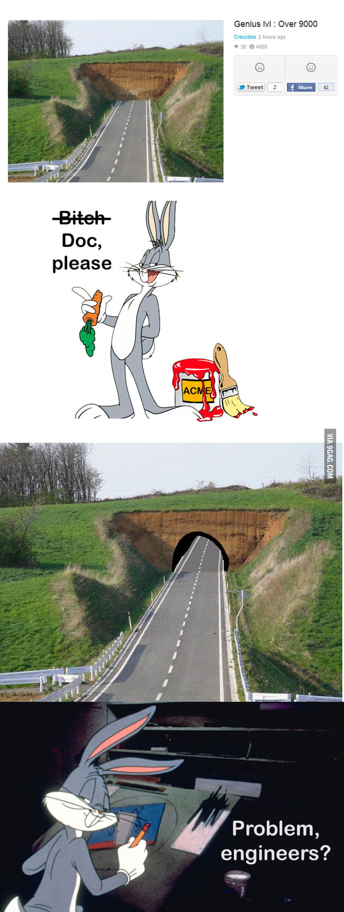 Genius engineers? Call Bugs! - 9GAG
