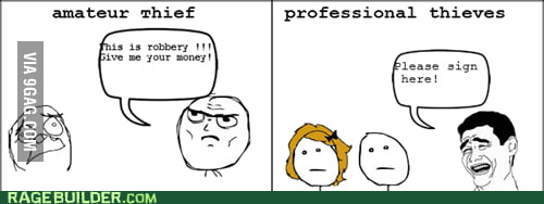 Thieves nowadays - 9GAG