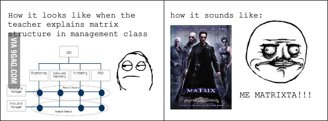 Matrix structure. - 9GAG