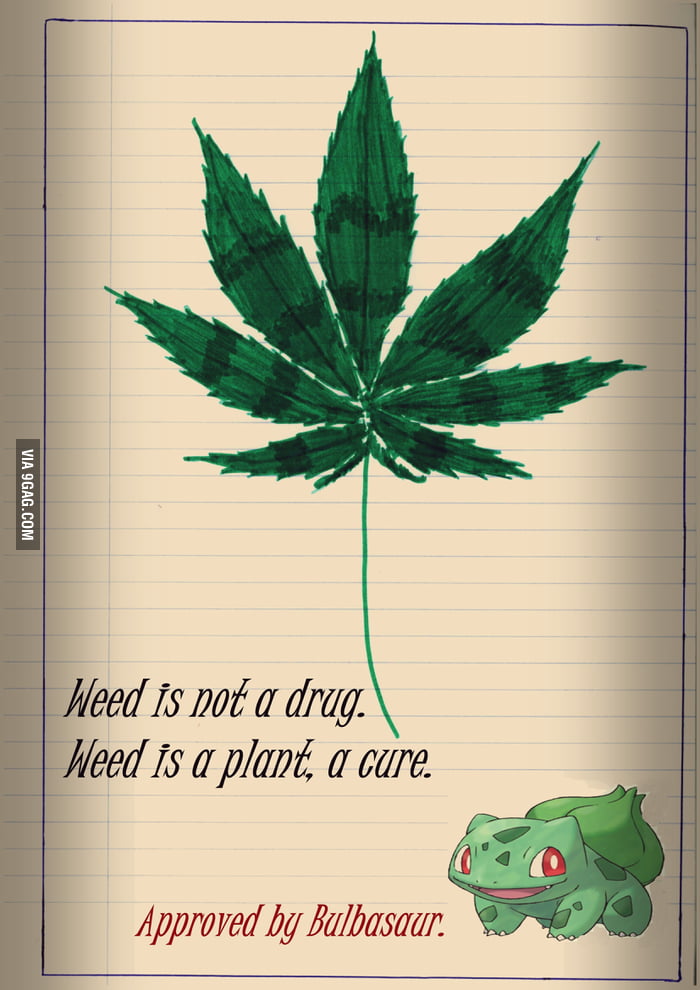 Weed Approved By Bulbasaur 9gag